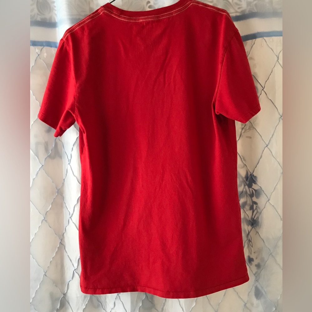 American Eagle Basic Red Tee Small Excellent! - image 2